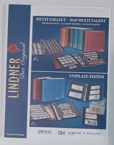 NUMISMATICA - FOLIE CRISTAL PENTRU BANCNOTE - 4 locasuri