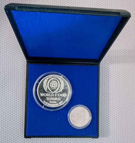 Acesorii pentru monede - SET 100 LEI 1996 FAO ROMA