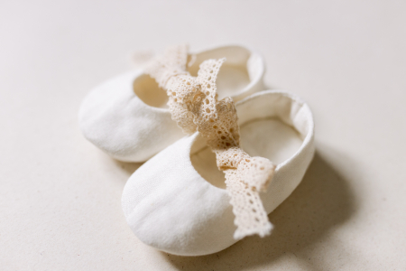 Accesorii - Pantofiori din in ivory