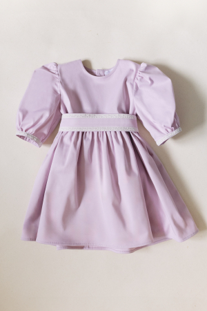 Accesorii - Rochie Fetițe din Bumbac Roz pentru Ocazii Speciale