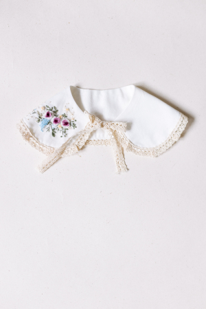 Accesorii - Guler ivory broderie