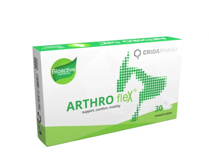 ARTHRO FLEX. Supliment alimentar,sprijina sănătatea articulațiilor la câini și pisici,susține biosinteza de colagen, previne degenerarea țesutului articular,reduce inﬂamația si durerea articulara [1]