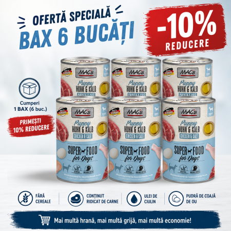 MAC's Puppy Pui și Vițel – hrană umedă pentru căței [1]