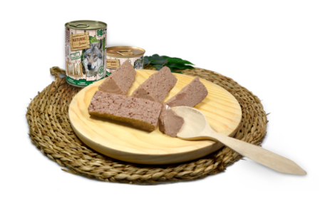 Conserve - Hrana umeda Ultrapremium , Hipoalergenica , Monoproteica ,pentru caini , fara cereale ,cu carne de iepure ca sursa unica de proteina .Natural Greatness Dog Monoproteic Lamb Recipe 400g