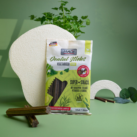 Ingrijire - MAC's Stick vegetarian pentru ingrijire stomatologica la câini 180g