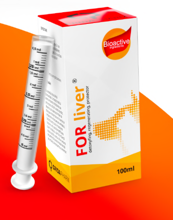 Supliment veterinar care sprijina functia hepatica la caini si pisici , contribuind la protectia , detoxifierea si regenerarea ficatului. For Liver 100ml [1]