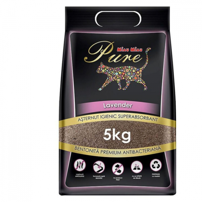 Asternut igienic Miau Miau ,Pure Lavander,5l [1]