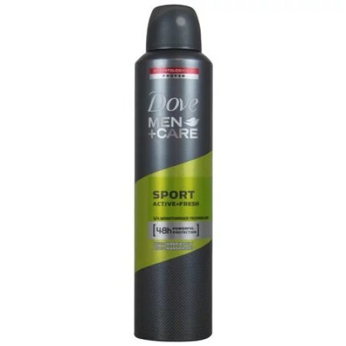 Deodorant antiperspirant spray, Dove, Men+Care Sport Active Fresh, 48 h, 250 ml [1]