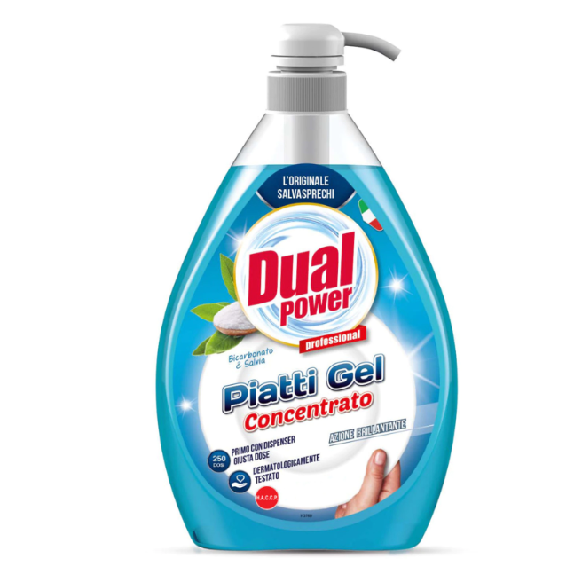 Gel de vase concentrat, Bicarbonat si Salvie, Dual Power, 1 L [1]