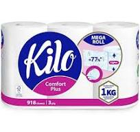 Hartie igienica Kilo Confort, 3 straturi, 6 role [1]