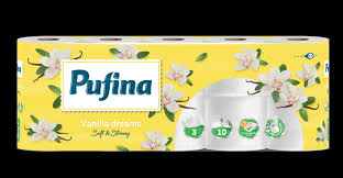 Hartie igienica Pufina Vanilie, 10 role, 3 straturi [1]