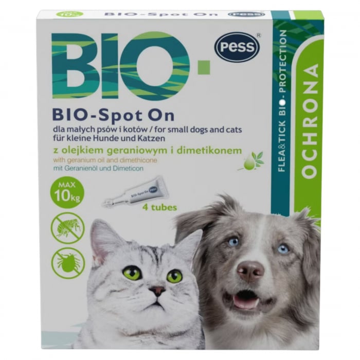 Pipete antiparazitare BIO-Spot On caini si pisici, 4 pipete [1]