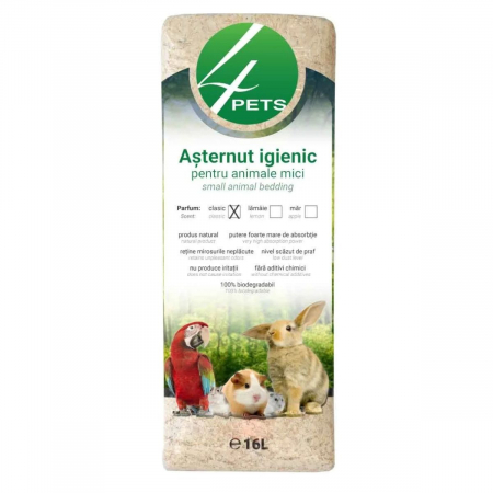 Asternuturi si substraturi animale - Asternut igienic rozatoare, talas, Petfactory, 16 L