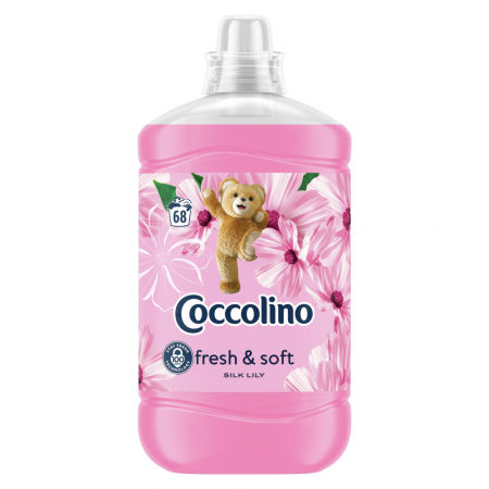 Spalare si intretinere rufe - Balsam de rufe, Coccolino, Silk Lily, 68 spalari, 1700 ml