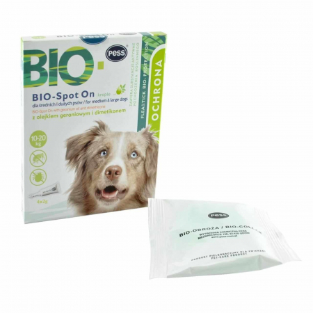 Igiena si ingrijire pisici - Bio-Spot On,pipeta antiparazitara caine,10-20 kg