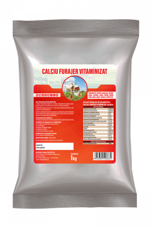 Pasari de ferma - Calciu furajer vitaminizat Farmavet, punga 1 kg