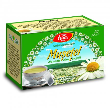 Ceaiuri - Ceai Musetel, Fares, 20 pliculete