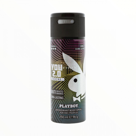 Deodorante si antiperspirante - Deodorant spray pentru barbati PLAYBOY You, cantitate 150ml