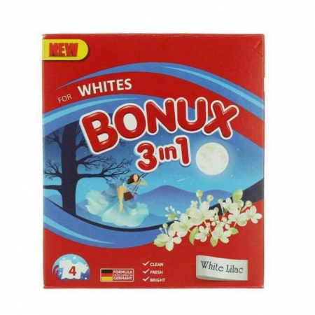 House Cleaning - Detergent de rufe Bonux 3 in 1 Automat White Lilac 400 g