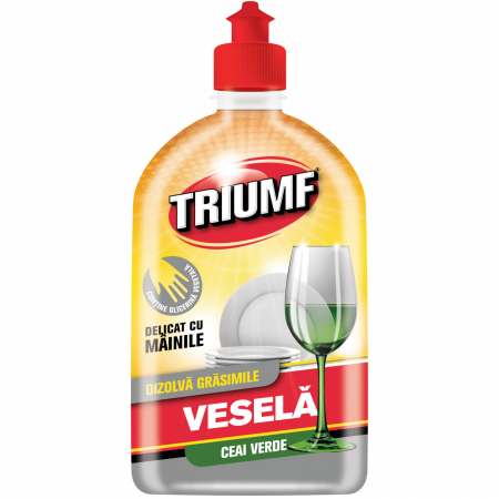 House Cleaning - Detergent vesela ceai verde Triumf, 500 ml