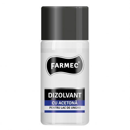 Dizolvante si tratamente pentru unghii - Dizolvant cu acetona Farmec pentru lac de unghii, 50 ml