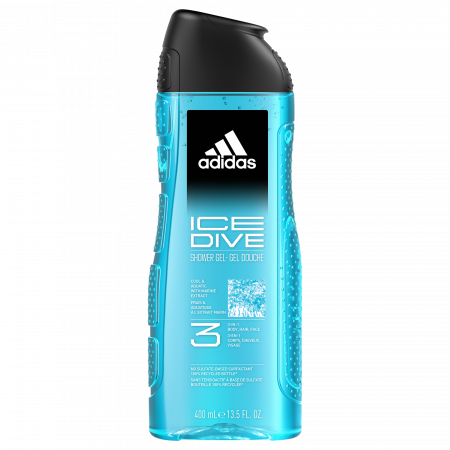 Igiena corpului - Gel de dus Adidas Ice Dive, 400 ml