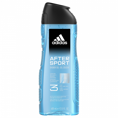 Igiena corpului - Gel de dus Adidas Male After Sport, 400 ml