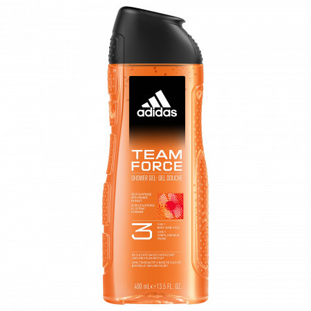 Igiena corpului - Gel de dus Adidas Team Force, 400 ml