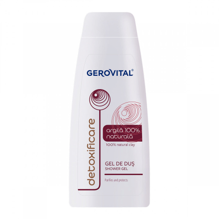 Geluri de dus - Gel de dus Gerovital Argila 100 % naturala, 400 ml