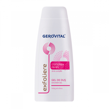 Igiena corpului - Gel de dus Gerovital Complex AHA, 400 ml