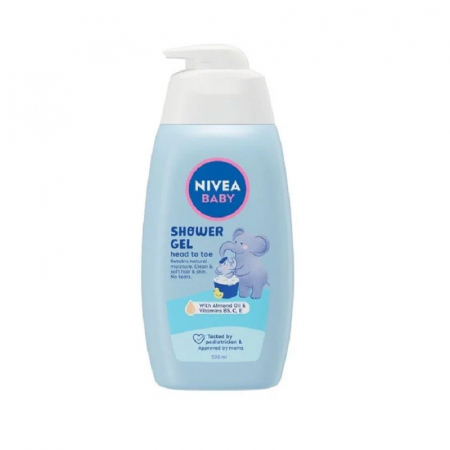 Igiena si ingrijire copii - Gel de Dus, Nivea Baby, Head to Toe, 500 ml