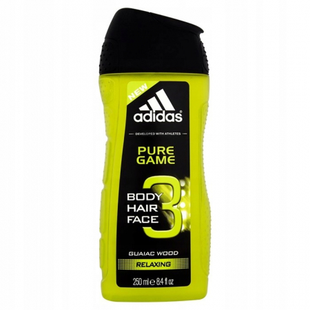 Igiena corpului - Gel de dus Pure Game, Adidas, 250 ml