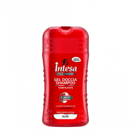 Igiena corpului - Gel de dus - sampon tonifiant Intesa Tonificante Aloe 250ml