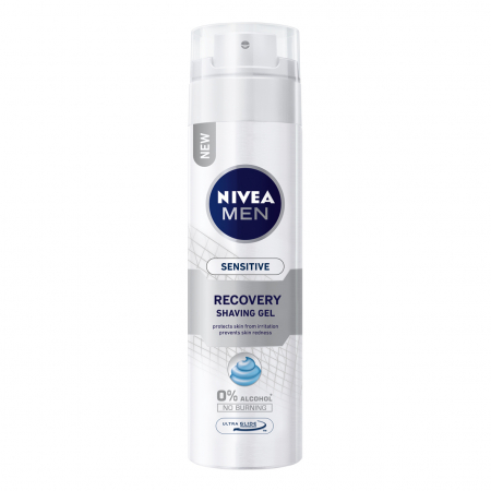 Spuma si gel de ras - Gel pentru ras Nivea Men Sensitive Recovery, 200 ml