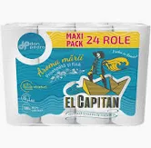 SHOP - Hartie igienica El Capitan Aroma Marii, 3 straturi, 24 role