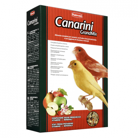 Hrana pasari si rozatoare - Hrana Padovan pentru canari, Grandmix, 400 g