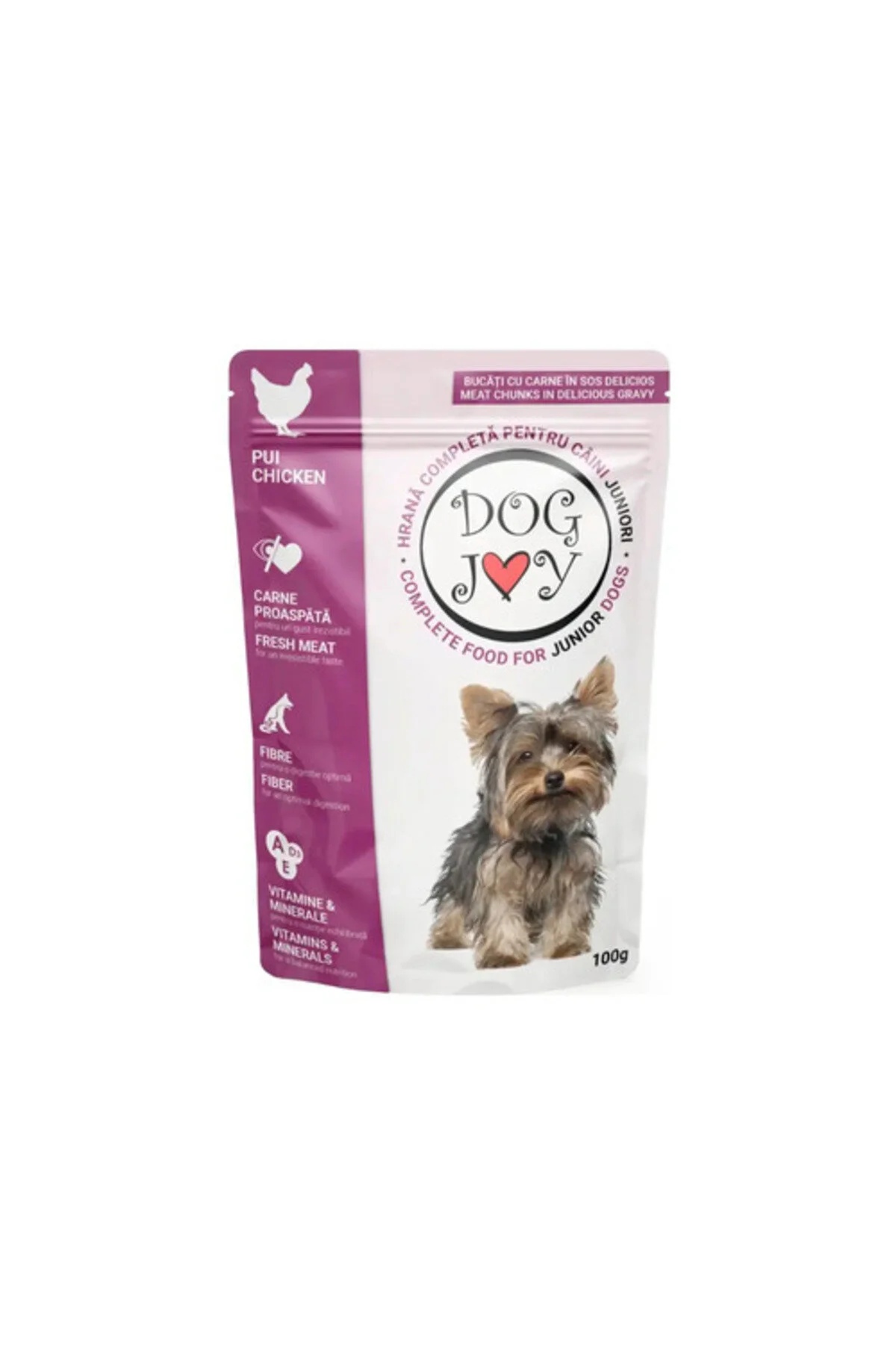 PET - Hrana umeda pentru caini Dog joy junior 1 x 24 buc