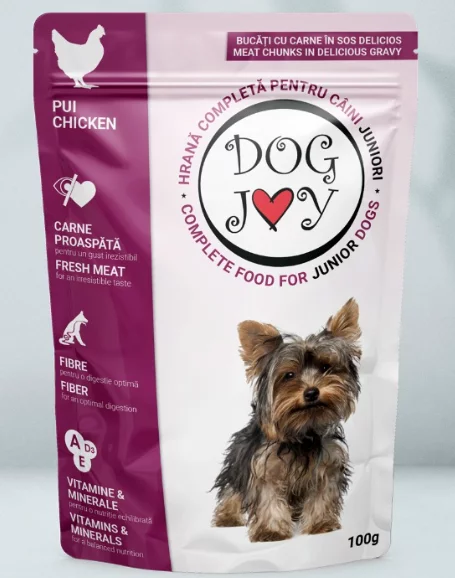 PET - Hrana umeda pentru caini Dog joy junior 100g