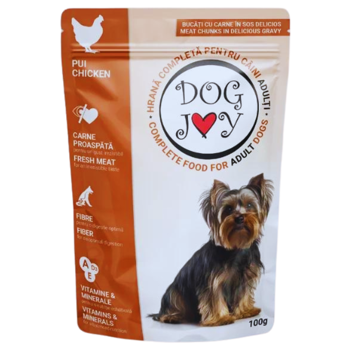 PET - Hrana umeda pentru caini Dog joy pui 100 g