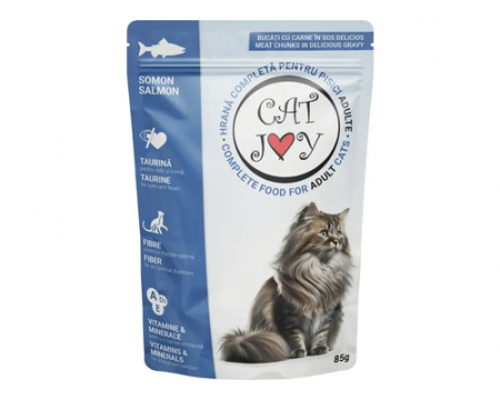 PET - Hrana umeda pentru pisici Cat joy somon 85 g