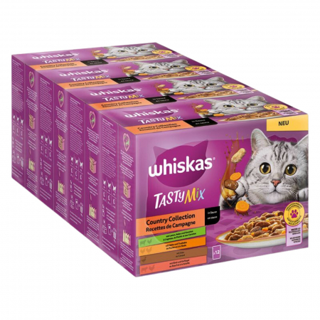 PET - Hrana umeda pisici Whiskas Tasty Mix, 85 gr