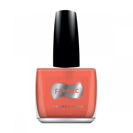 Accesorii manichiura-pedichiura - Lac de unghii Farmec Ultrarezistent, 11 ml - 72 living coral