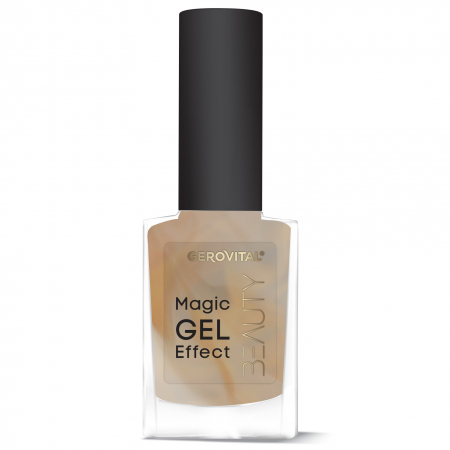 Accesorii manichiura-pedichiura - Lac de unghii Gerovital Beauty Magic Gel Effect, 02, 11 ml