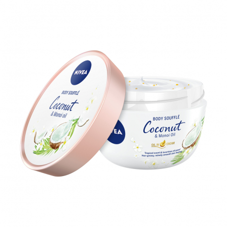 Lotiuni si creme de corp - Lotiune de corp Nivea souffle Coconut & Monoi OilL, 200 ml