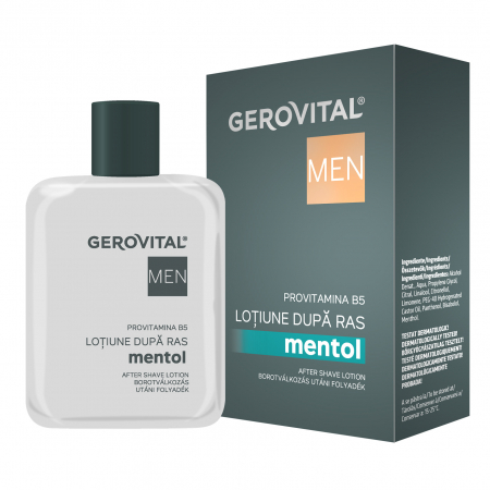 Hygiene - Lotiune dupa ras Gerovital Men cu mentol, 100 ml