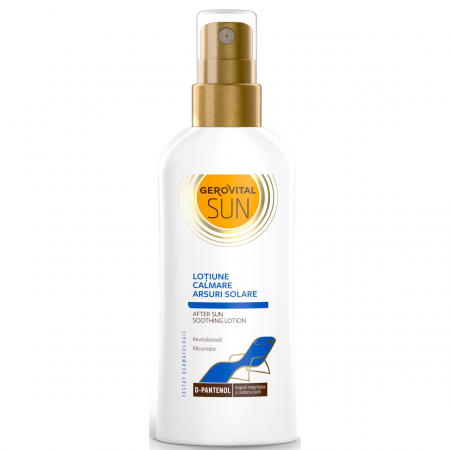 Hygiene - Lotiune pentru calmarea arsurilor solare Gerovital Sun, 150 ml
