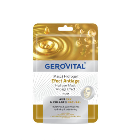 SHOP - Masca Hidrogel cu efect antiage pentru hidratare si luminozitate, Gerovital