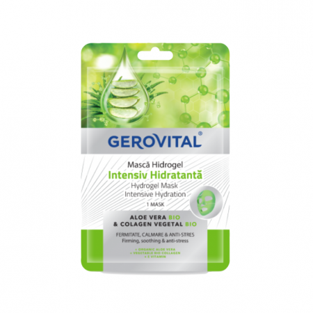 SHOP - Masca Hidrogel intensiv hidratanta cu aloe vera si colagen, Gerovital
