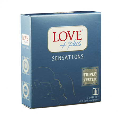 Beauty - Prezervative Love Plus Sensations, 3buc