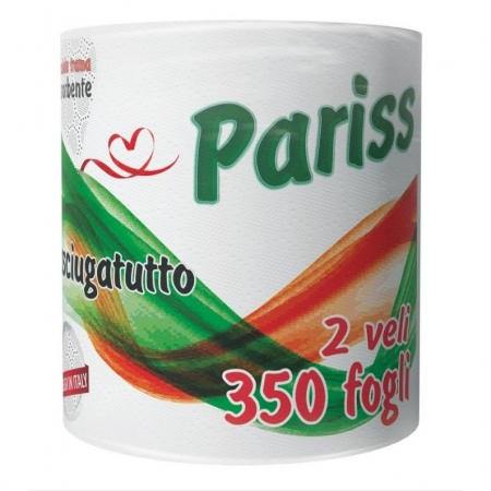 House Cleaning - Prosop hartie Pariss, 2 straturi, 350 foi/rola, 1 buc/set